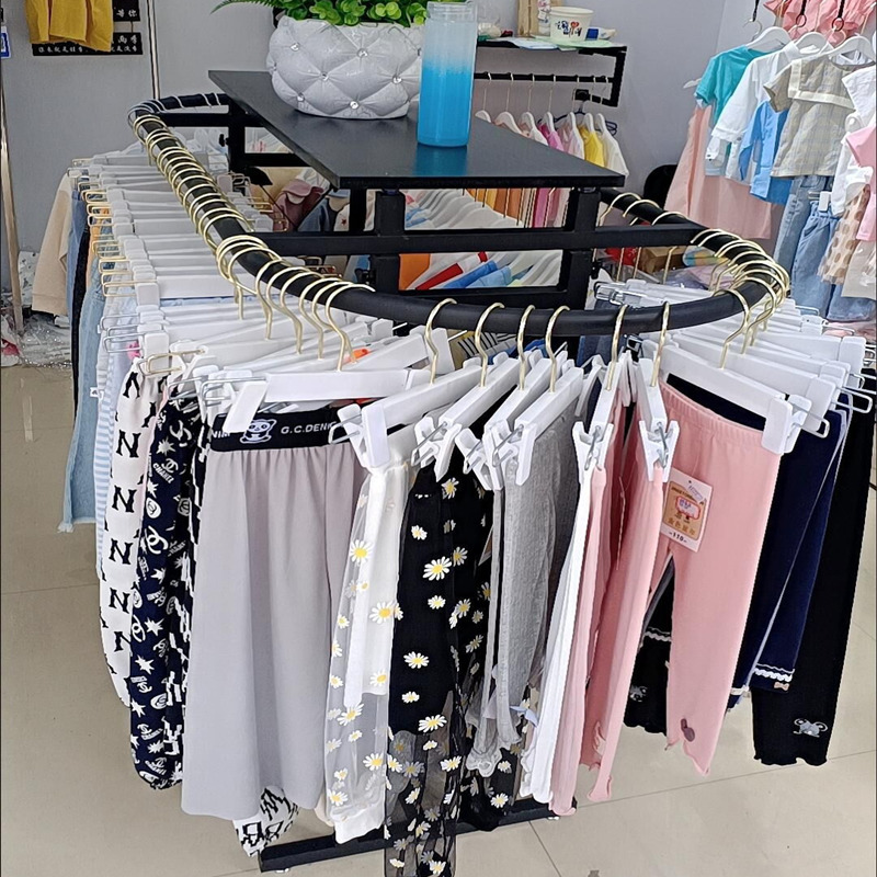 Furniture Hardware Store - Iron Clothing Store Oval Shelf Floor