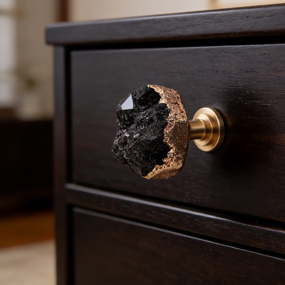 Furniture Hardware Brass - Natural White Crystal Tooth Plating Edge