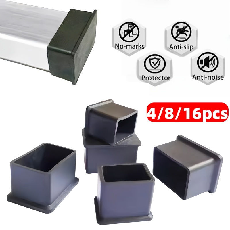 Furniture Hardware Legs - 4/8/16pcs PVC Chair Leg Caps Furniture