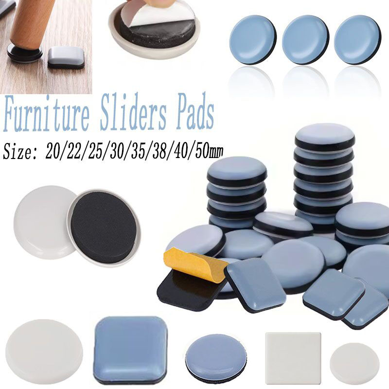 Furniture Hardware Legs - 24/16/8/4pcs Self-Adhesive Furniture Sliders Pads, Thick
