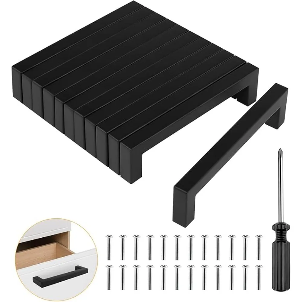 Furniture Hardware Brass - 6/18pcs Stainless Steel Square Furniture Hardware