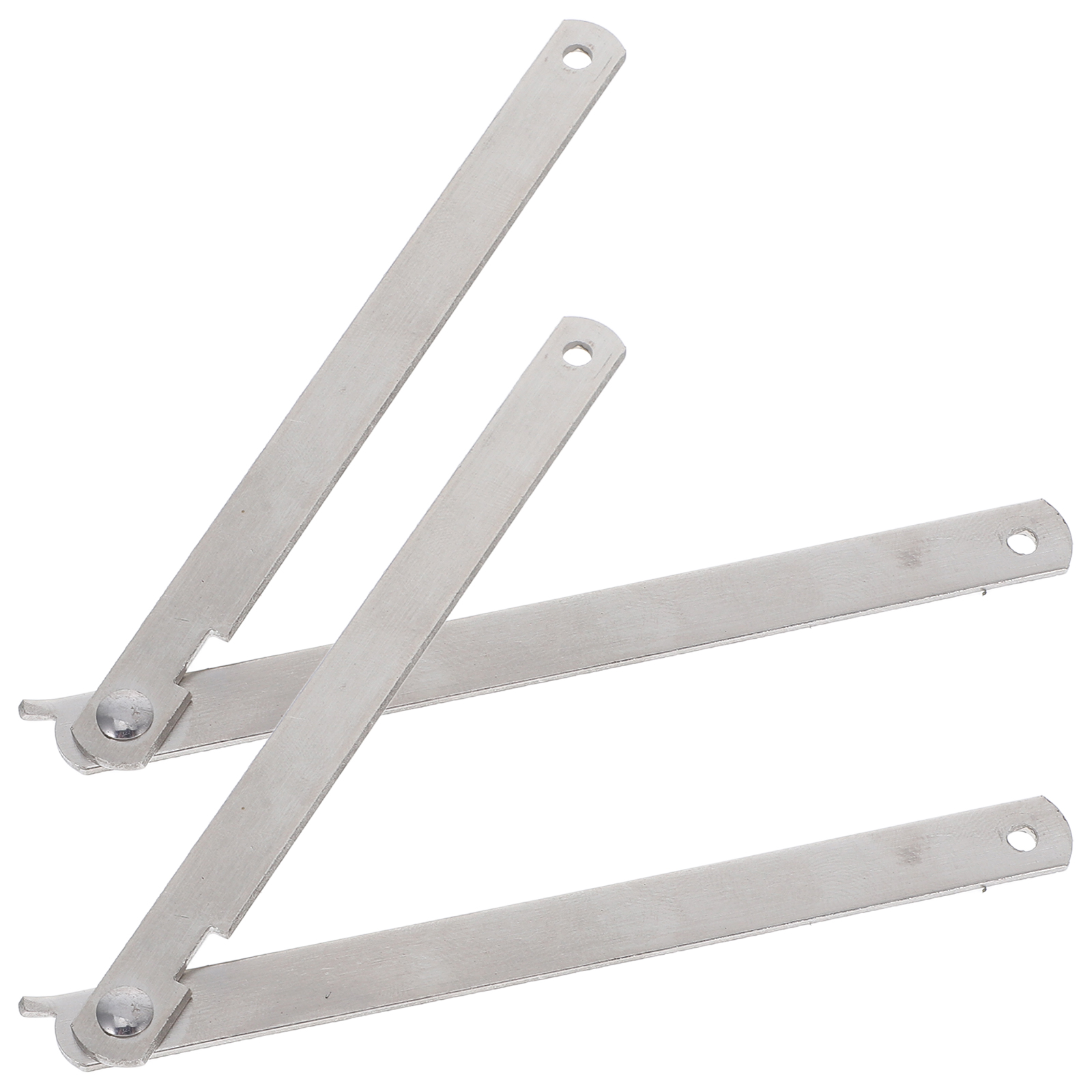 Office Furniture Hardware - 2Pcs Stainless Steel Folding Table Connectors