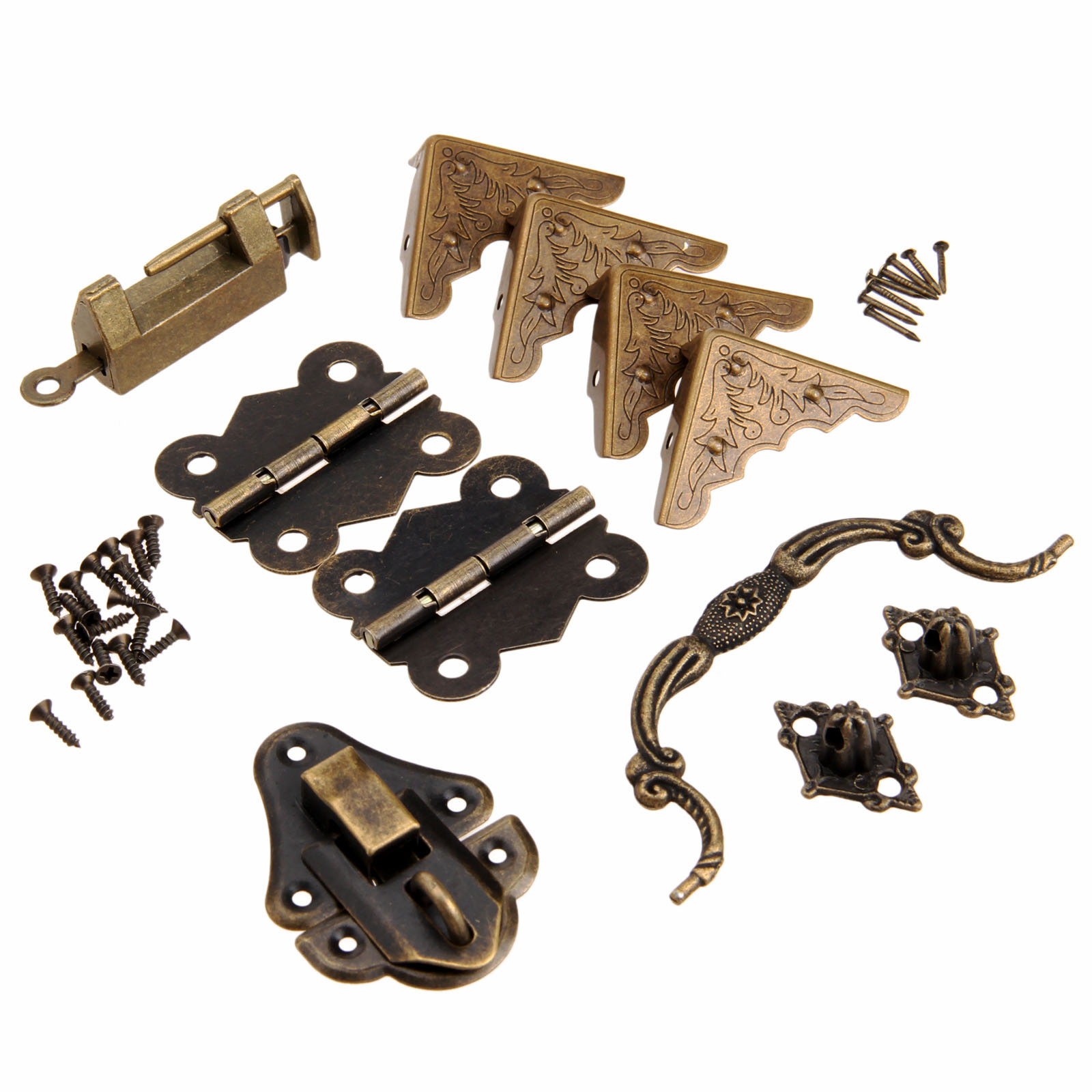 Furniture Hardware Brass - 9Pcs/set Furniture Fittings Chinese Brass Hardware