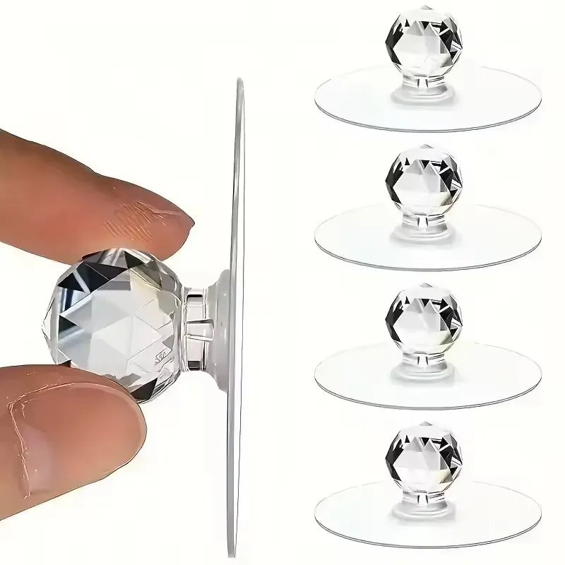 Furniture Hardware Legs - 20pcs Transparent Crystal Door Knobs Cabinet