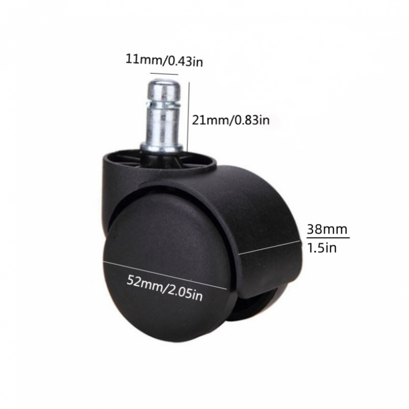 1/2Pcs Chair Wheel Furniture C - Office Furniture Hardware ulasan dan harga