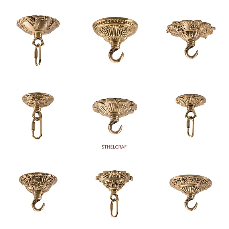 1PC High-end Brass Hook Home I - Furniture Hardware Brass ulasan dan harga
