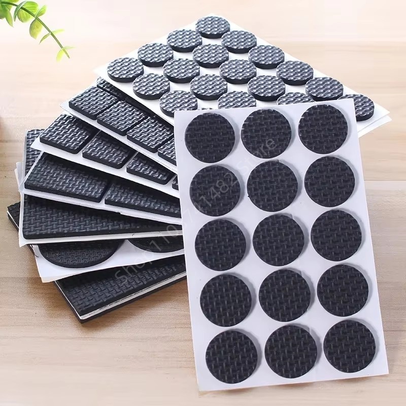 2-48Pc Self Adhesive Black Fur - Furniture Hardware Legs ulasan dan harga