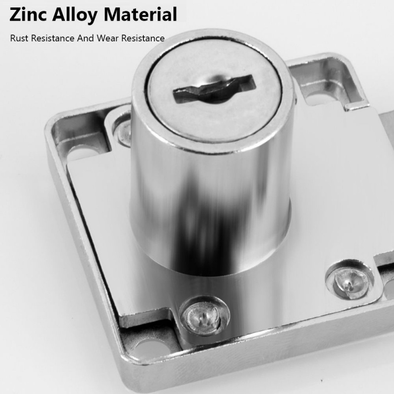 Zinc Alloy Drawer Lock with 2  - Office Furniture Hardware ulasan dan harga