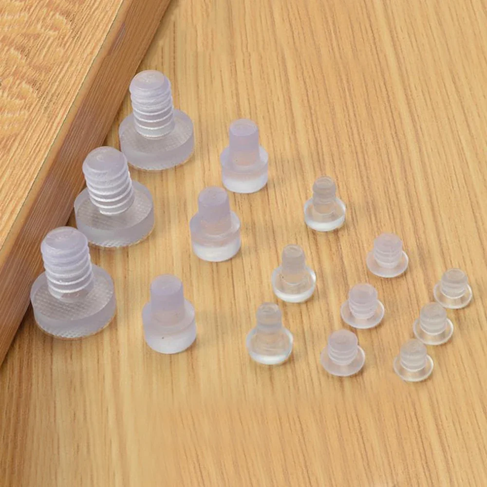 10/20/50/100pcs Clear Furnitur - Furniture Hardware Legs ulasan dan harga