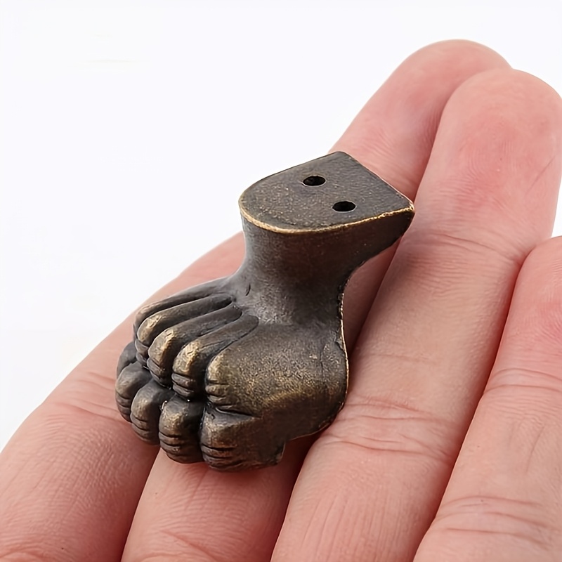 8pcs Antique Foot Brass Jewelr - Furniture Hardware Brass ulasan dan harga