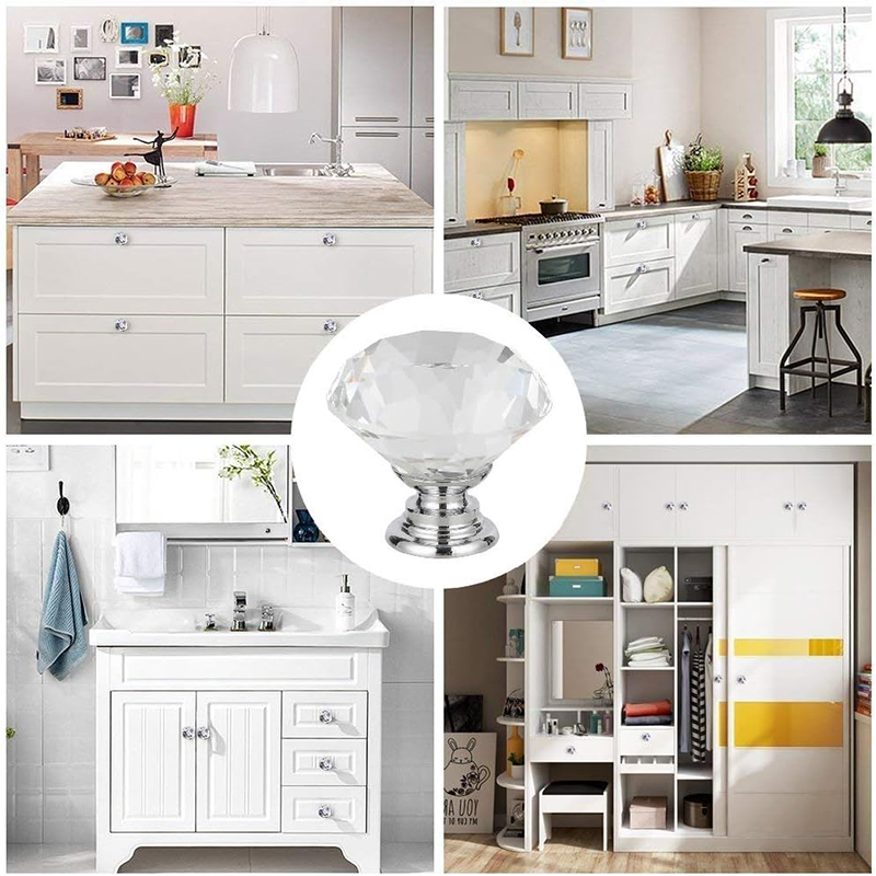 6Pcs Cabinet Knob with Screws  - Furniture Hardware Legs ulasan dan harga