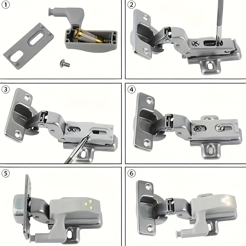 10-Pack Easy-To-Install Hinge  - Office Furniture Hardware ulasan dan harga